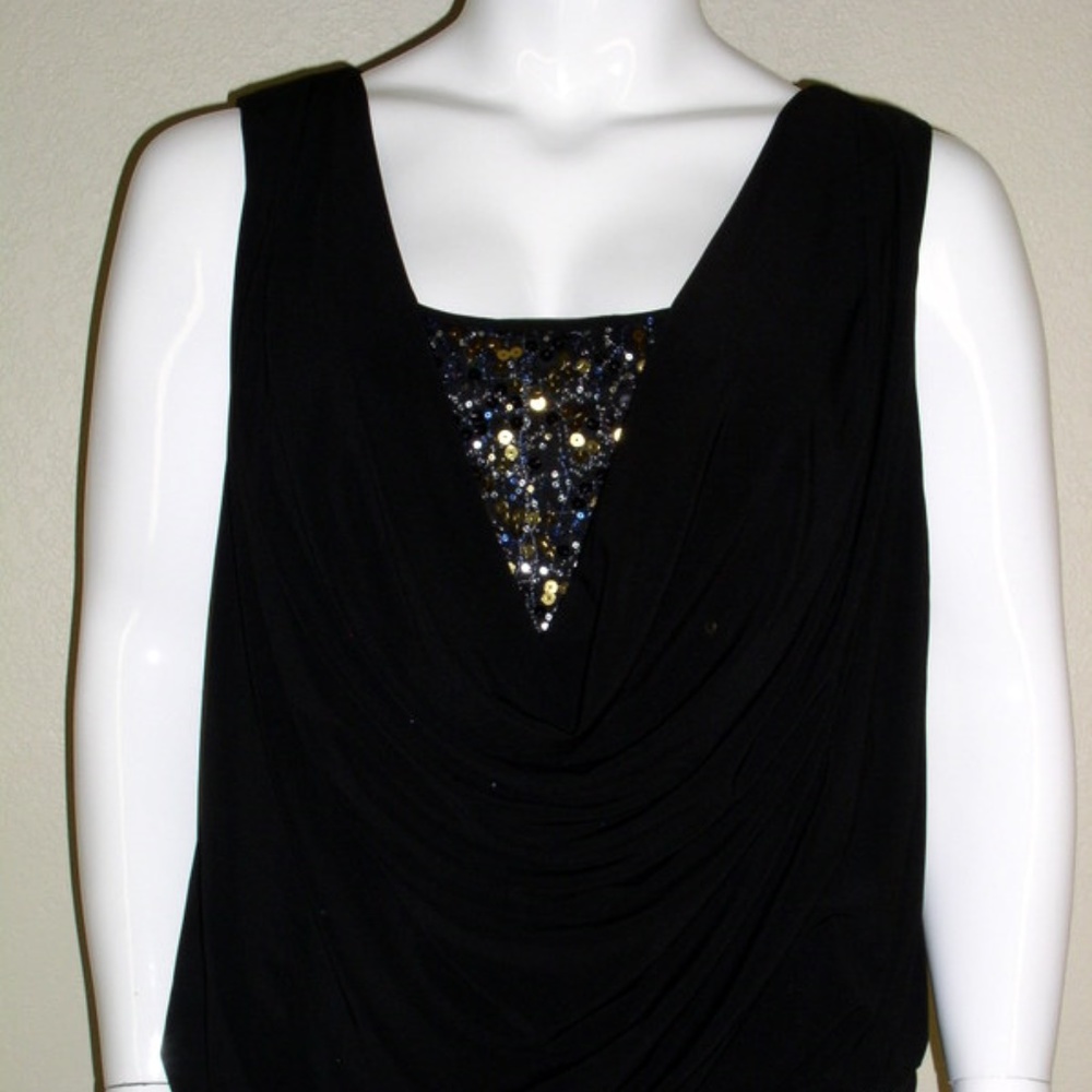J.R. Nites NWT Blouson Matte Jersey Top #5154